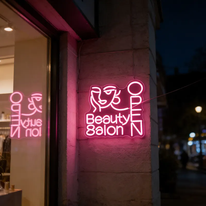 Szépségszalon LED-es táblák Szépségszalon Neonreklám Nagykereskedelem - JXIN 2