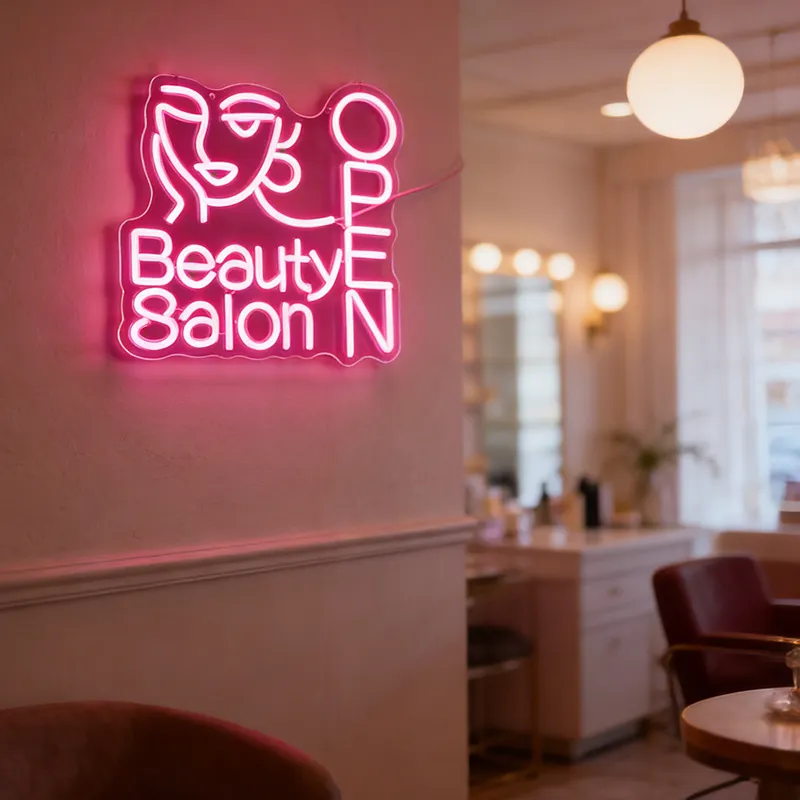 Szépségszalon LED-es táblák Szépségszalon Neonreklám Nagykereskedelem - JXIN 3