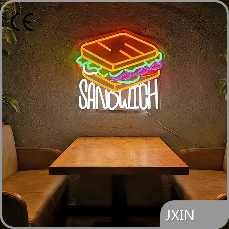 Neon Sandwich Sign by JXIN 1