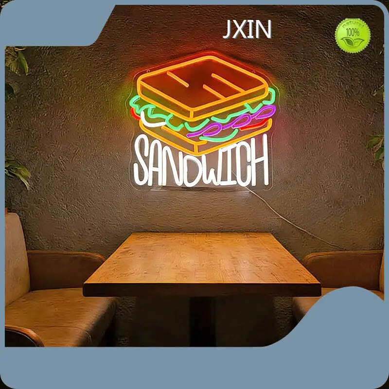 JXIN Neon Sandwich Sign Neon Sandwich Sign for Sale 1