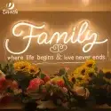 Family where life begins love never ends Neon Sign1 1