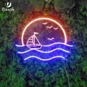 Setting sun Neon Sign1 1