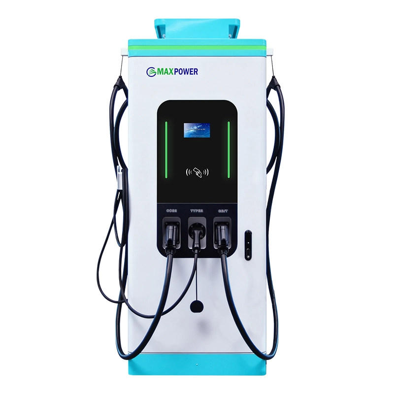 LIC Three Gun Solution Dual DC + AC22KW Fleet & Heavy Duty Truck Charging Station 1