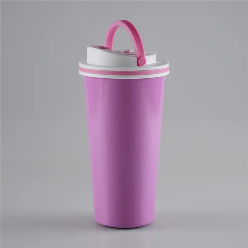 500ml Carrying Lid Double Wall Insulated Coffee Mug 1