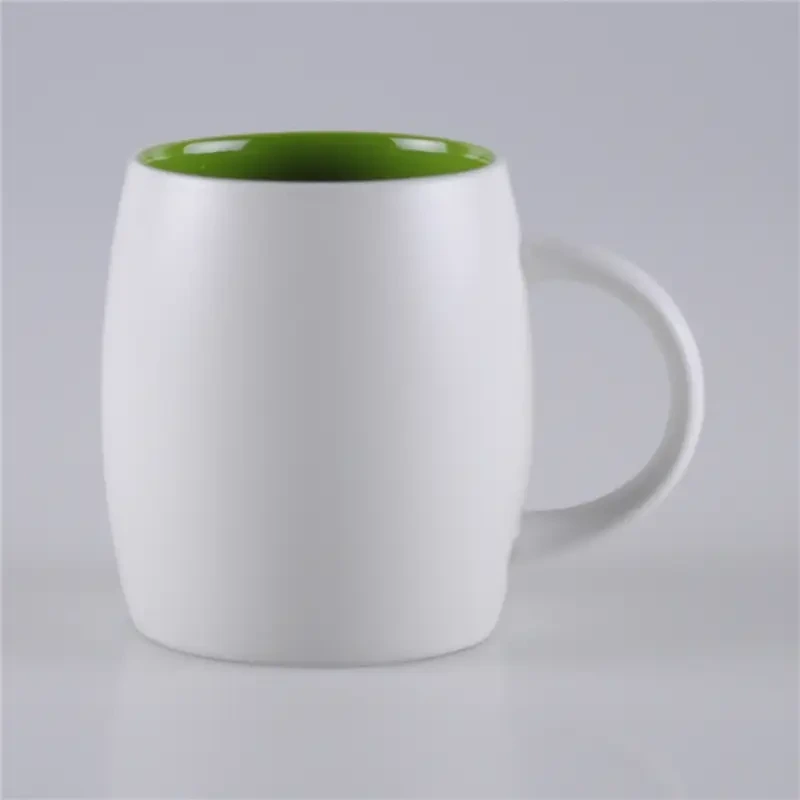 350ml Ceramic Coffee Cup with Spoon 1