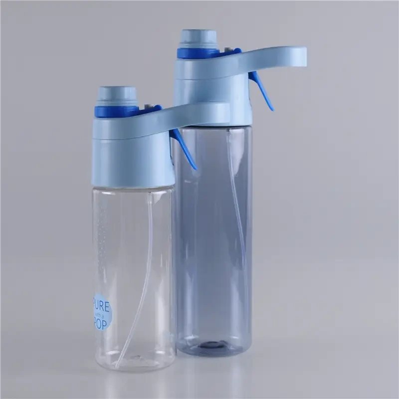 430ml / 600ml Screwed Carrying Lid Mist Spray Water Bottle 1