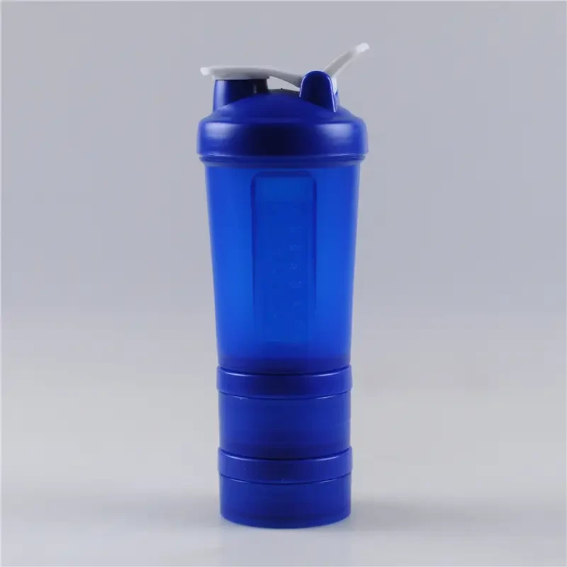 450ml Easy Taking Blender Shaker Bottle with two Powder Compartment 1
