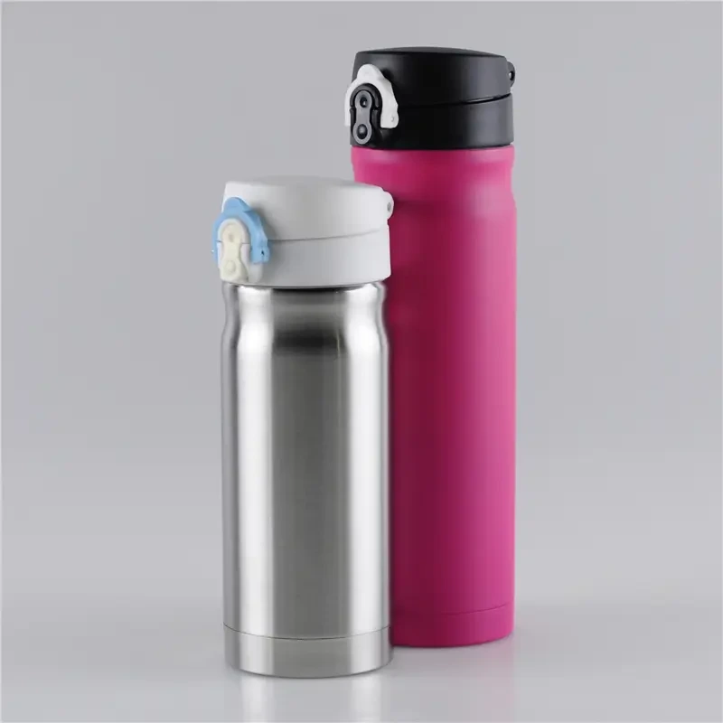 350ml / 500ml Locking Lid Insulated Stainless Water Bottle 1