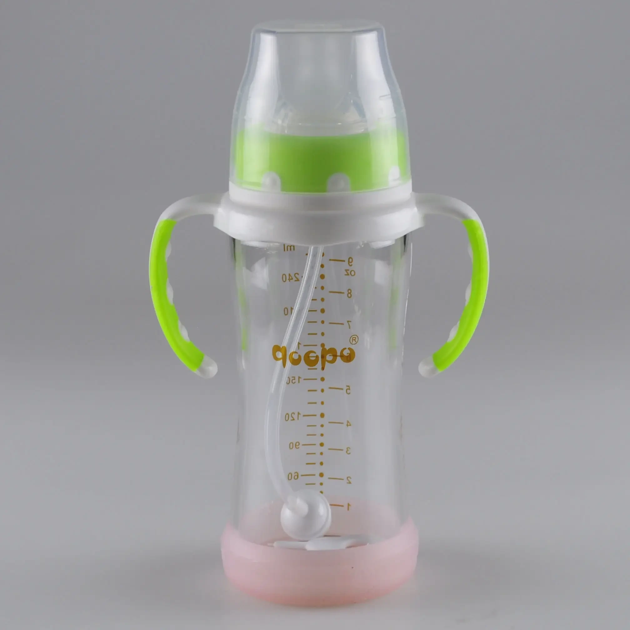 280 ml magnetronbestendige babyfles van glas 1