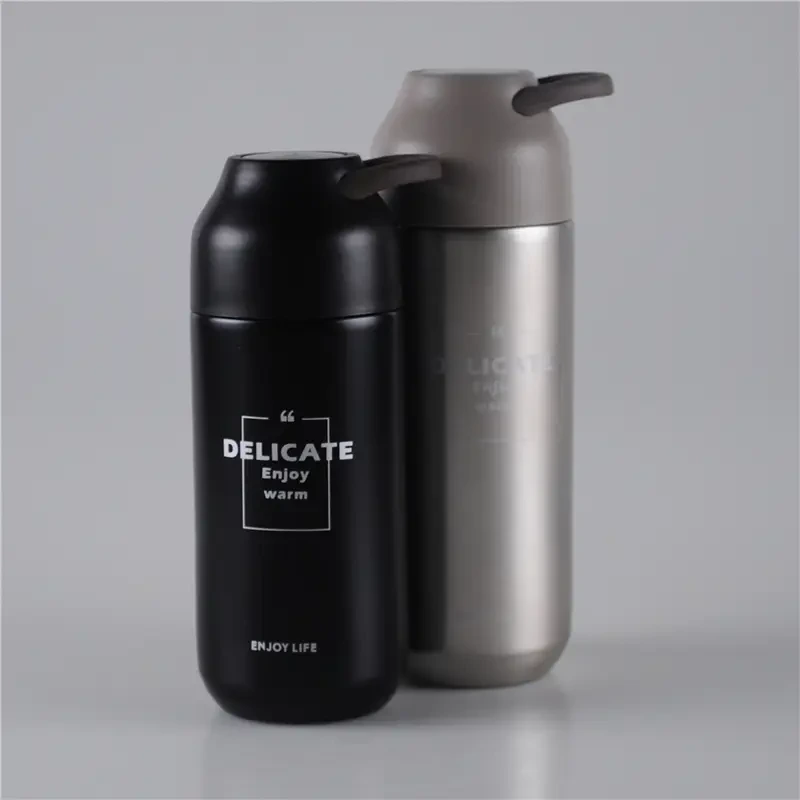 Thermobeker van roestvrij staal met draagdeksel (320 ml / 400 ml) 1