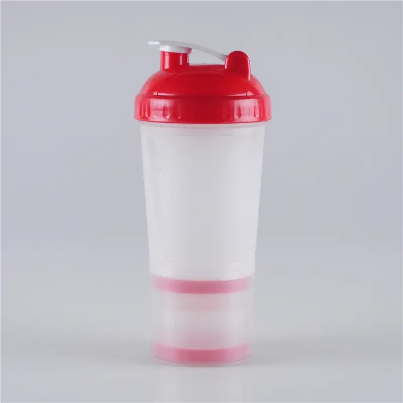 600ml BPA Free GYM Bottle Shaker with Pill Box 1