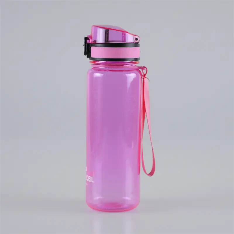 500ml Sports Plastic Water Bottle with Handy Strap 1