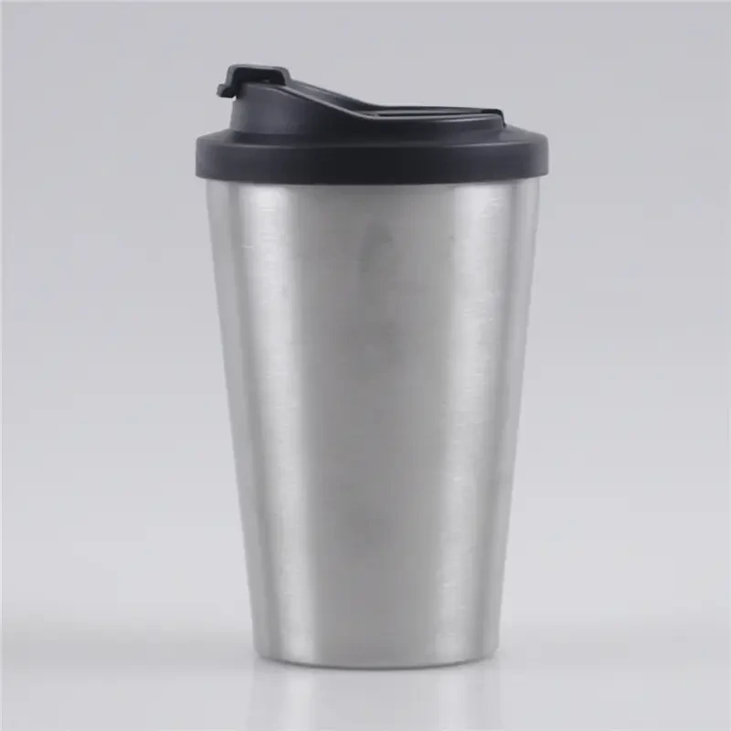 350ml Double Wall Stainless Steel Coffee Mug 1