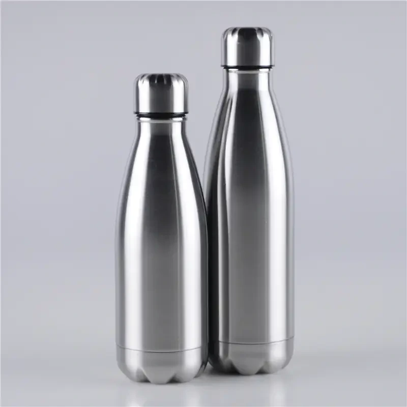 500ml / 750ml enkelwandige cola-vormige roestvrijstalen fles 1