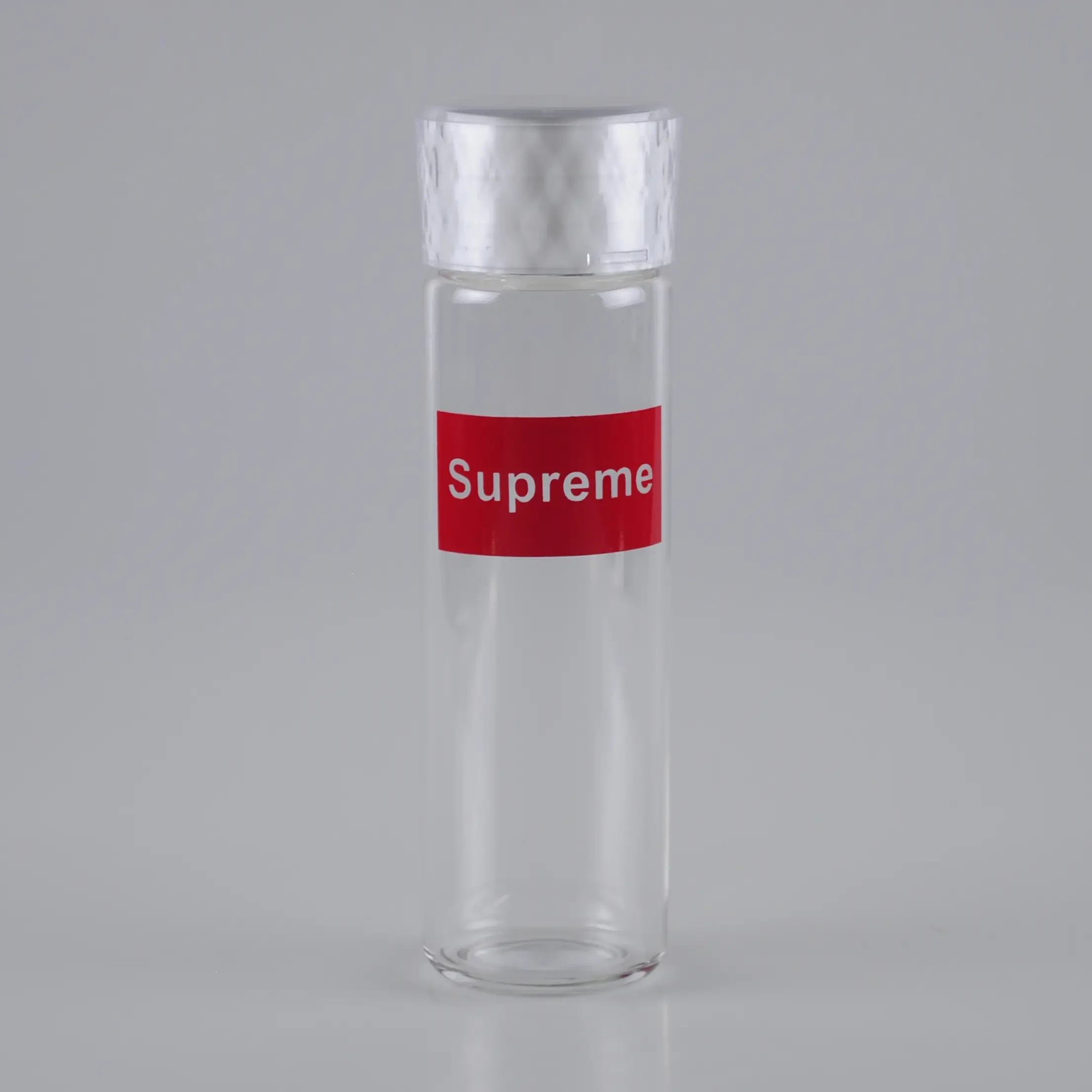 350ml Screwed Lid Fashionable Glass Drinking Bottle 1