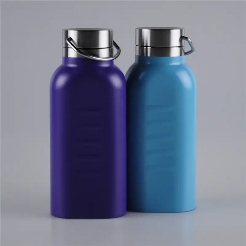 500ml geïsoleerde stalen waterfles met draagdeksel 1