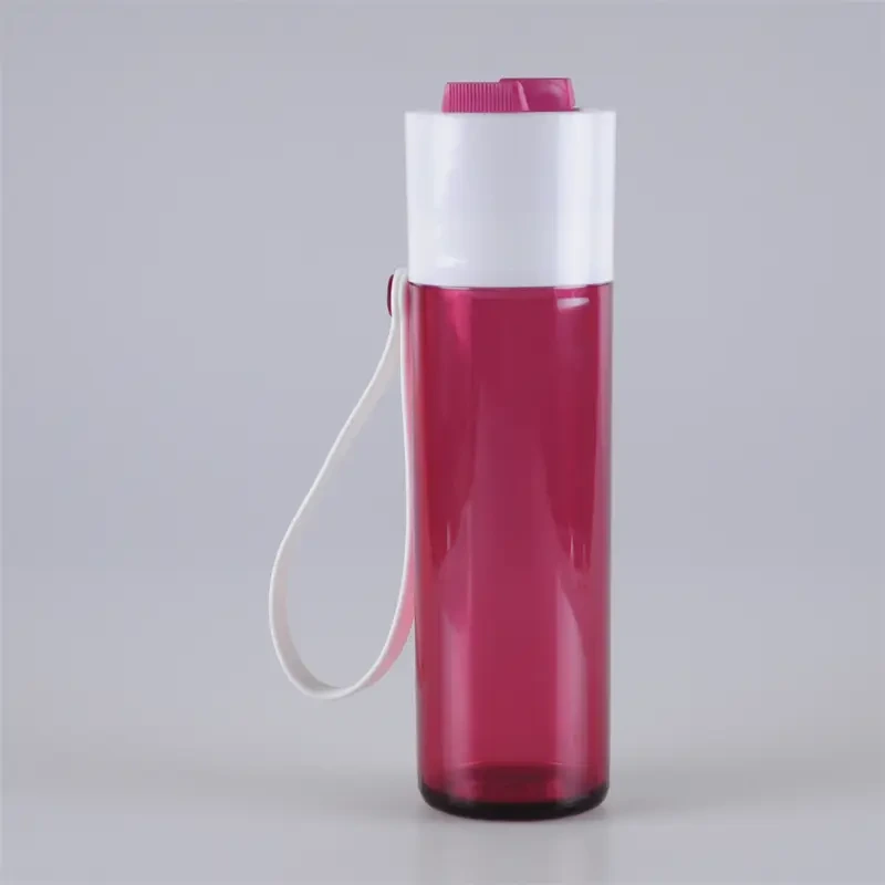 500ml Stylish Handy Lid Reusable Plastic Bottle BPA Free 1