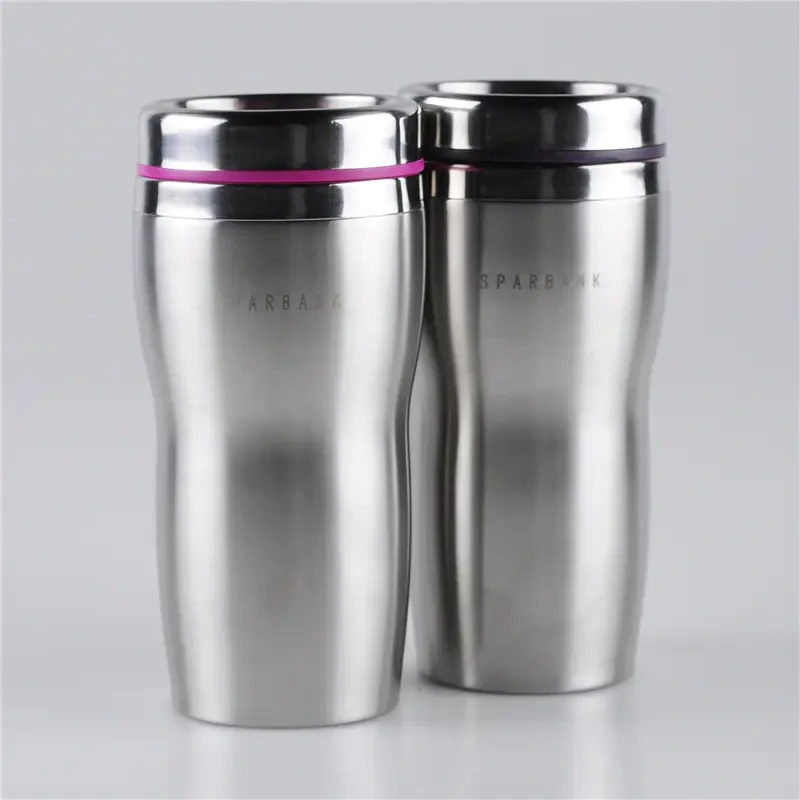 400ml Double Wall Stainless Steel Mug 1
