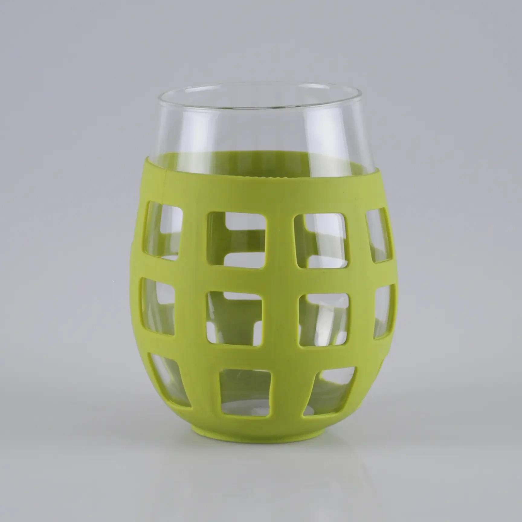 Safeshine 400ml Glass Coffee Cup with Silicone Sleeve 1