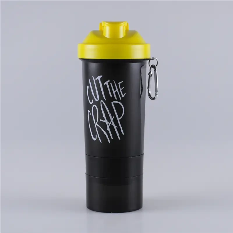 Safeshine 400 ml Sport Shaker-flaska med pillerboxfack 1