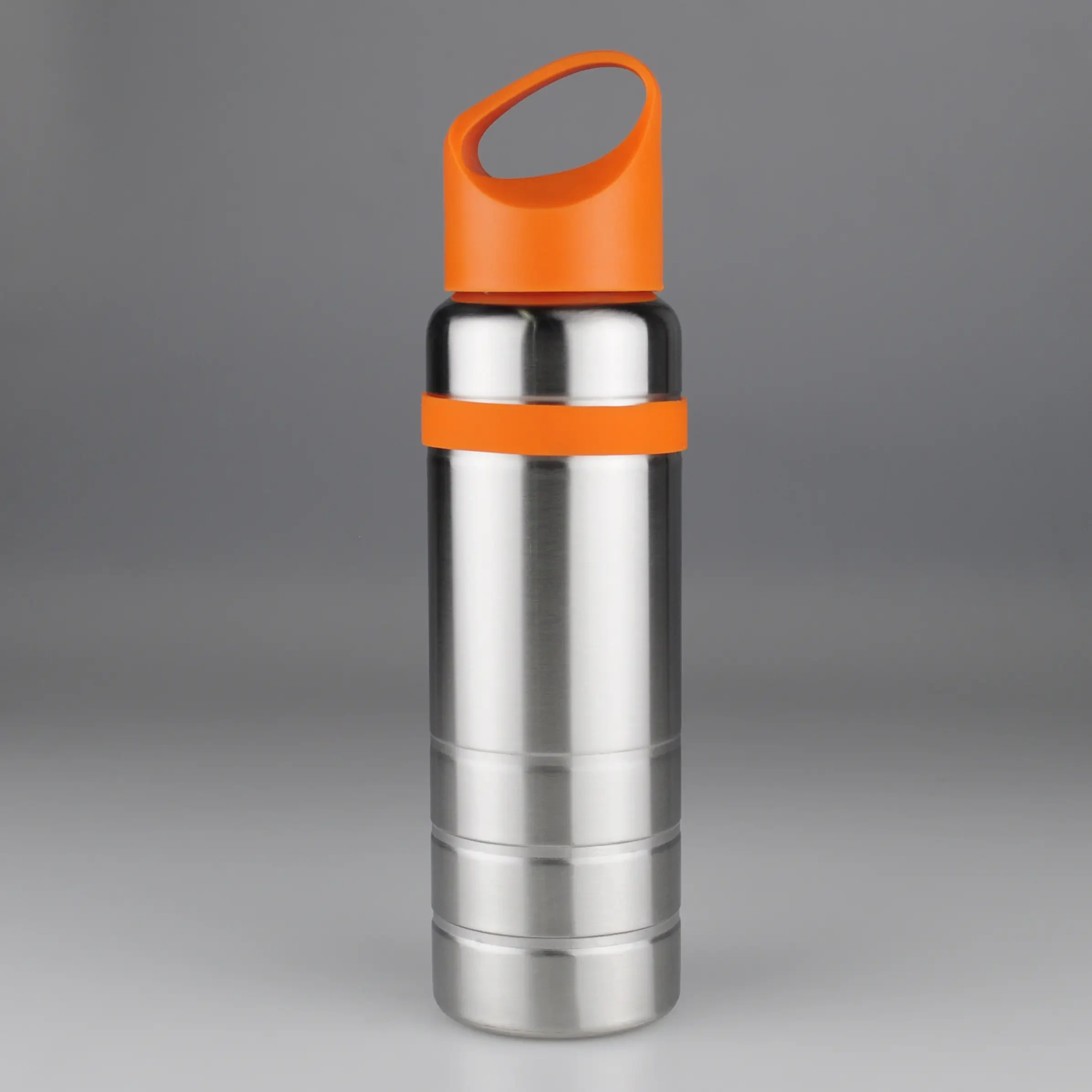 600ml Easy Taking Stainless Steel Water Bottle with Grip 1