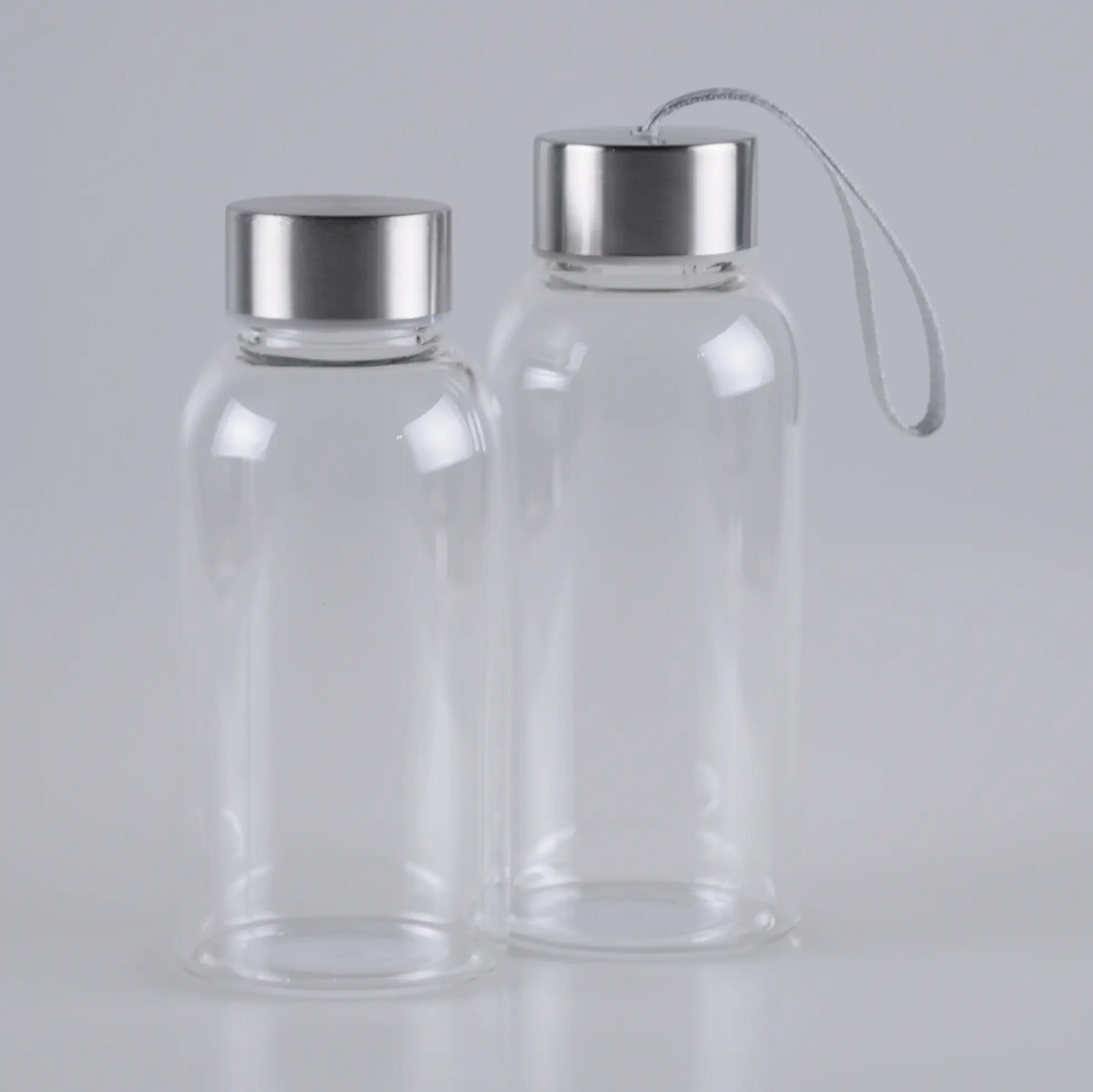 300ml / 350ml Glass Milk Bottle with Metal Lid 1