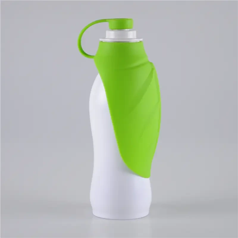 600ml Stainless Steel Pet Water Bottle with Silicone Drinking Spout 1