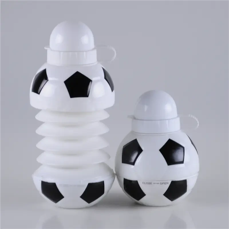 450ml Collapsible Plastic Soccer Sports Water Bottle 1