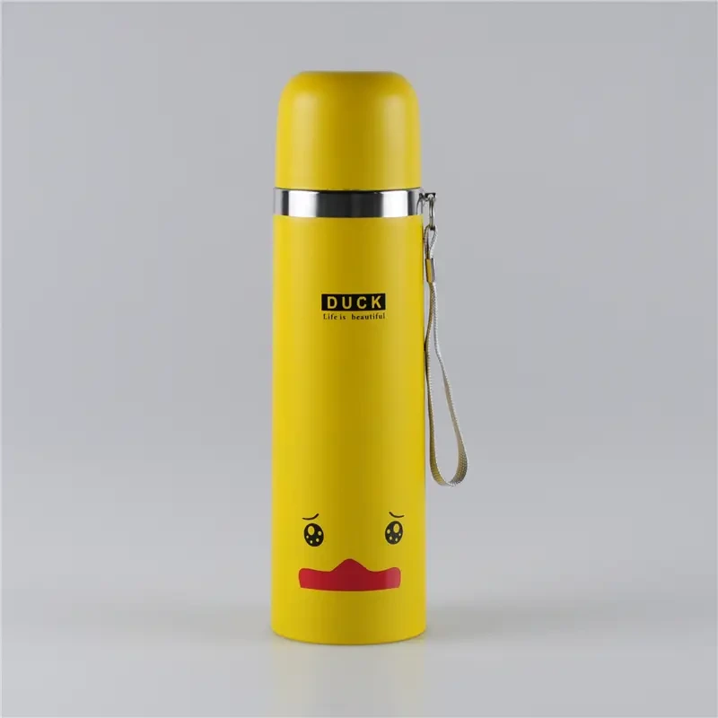 500ml Handy Strap Insulated Water Bottle with Sipp Lid 1