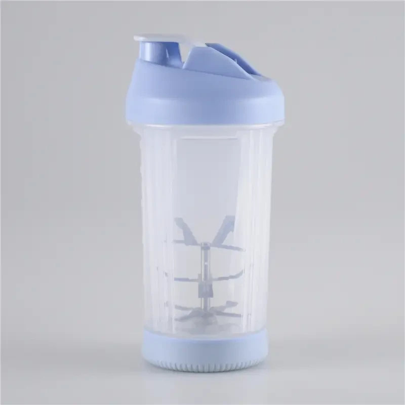 Safeshine 450 ml Manuell användning Best Protein Shakers med blad i rostfritt stål 1