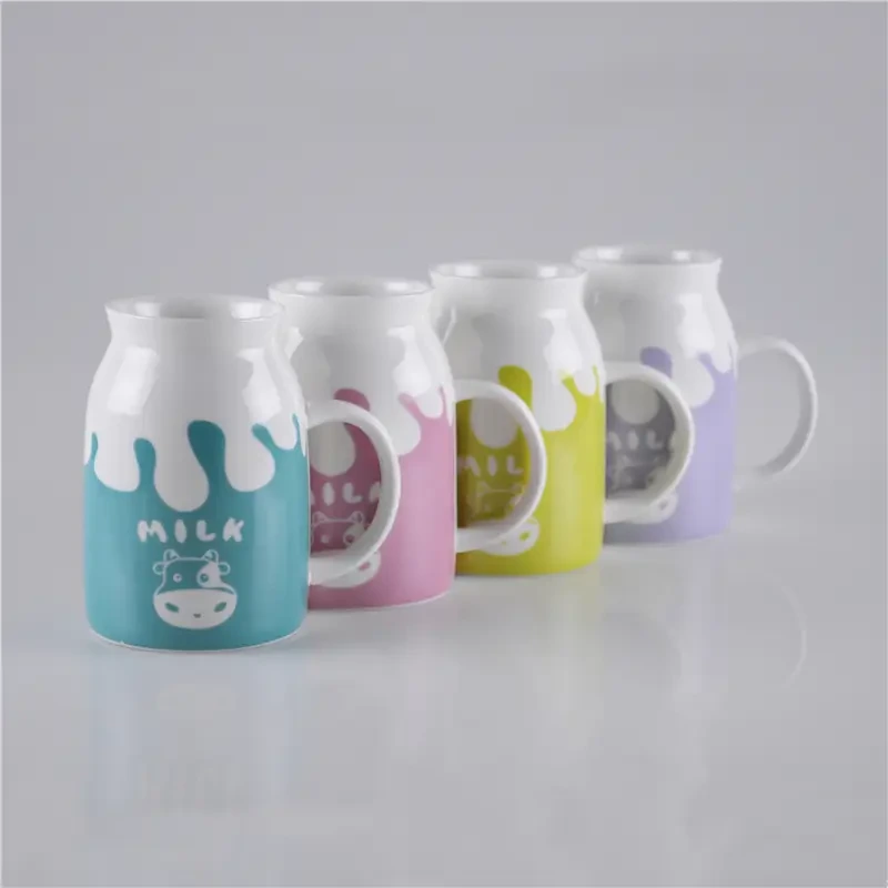 400ml Traditional C Handle Ceramic Coffee Mug Milk Mug 1