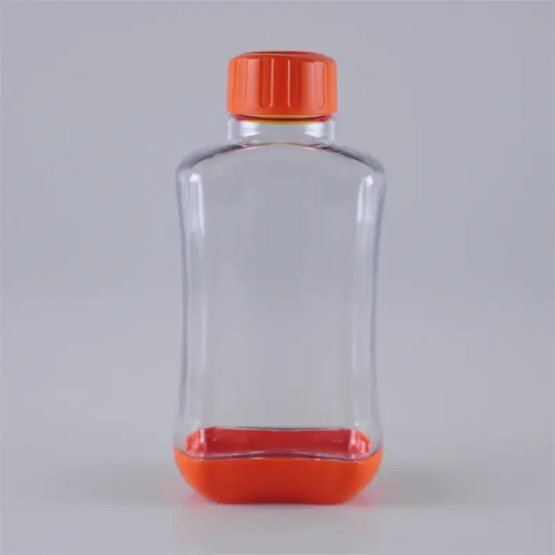 650ml BPA Free Flat Plastic Water Bottle 1