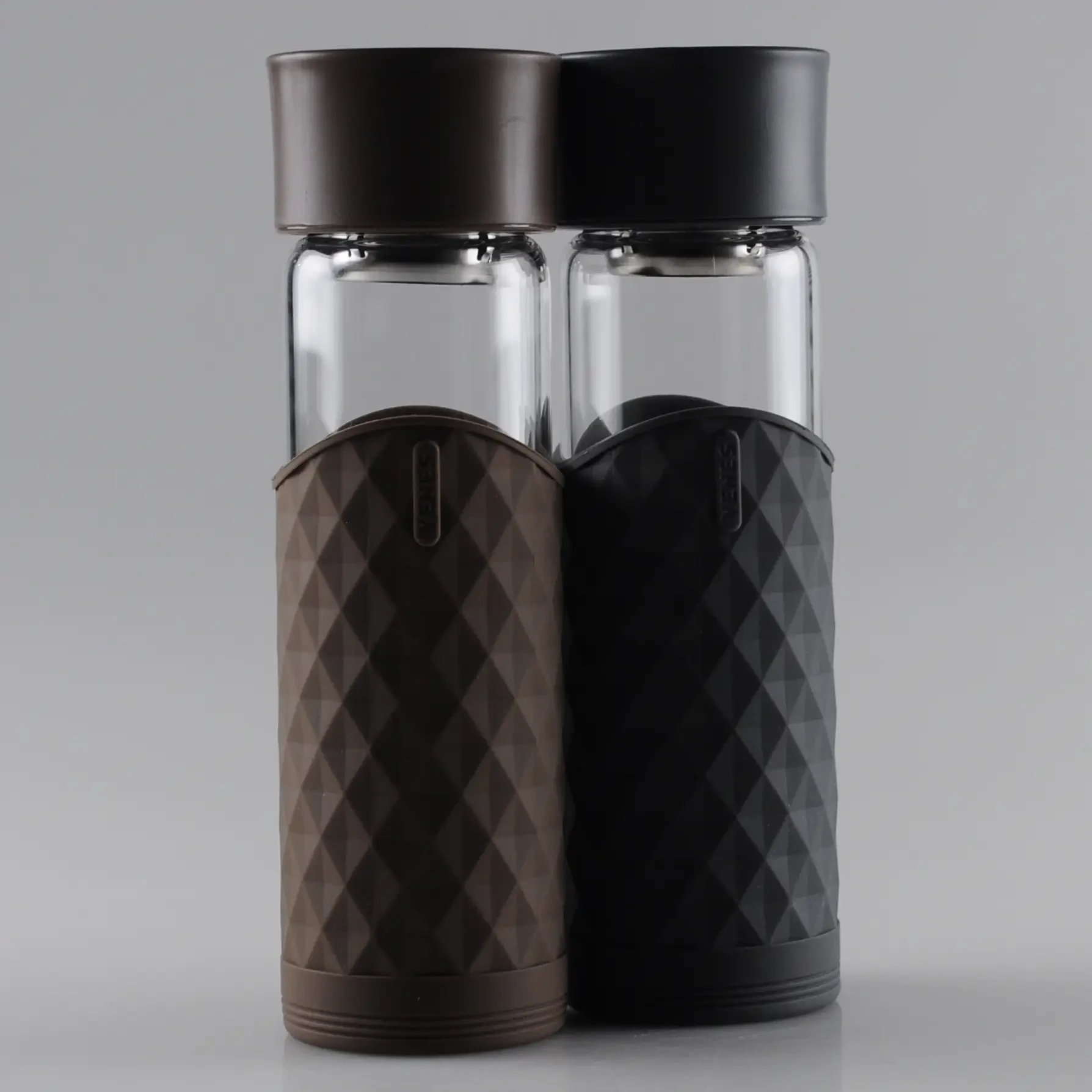 420ml siliconen hoes glazen beker voor thee 1