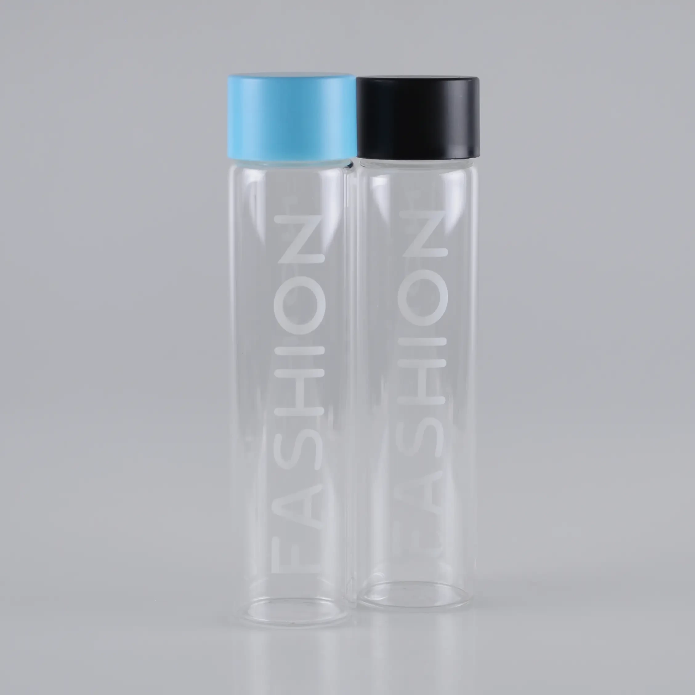 380ml Cylinder Glass Reusable Glass Water Bottles 1