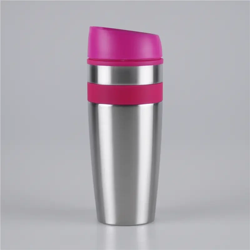 450 ml roestvrijstalen automok met rubberen grip 1
