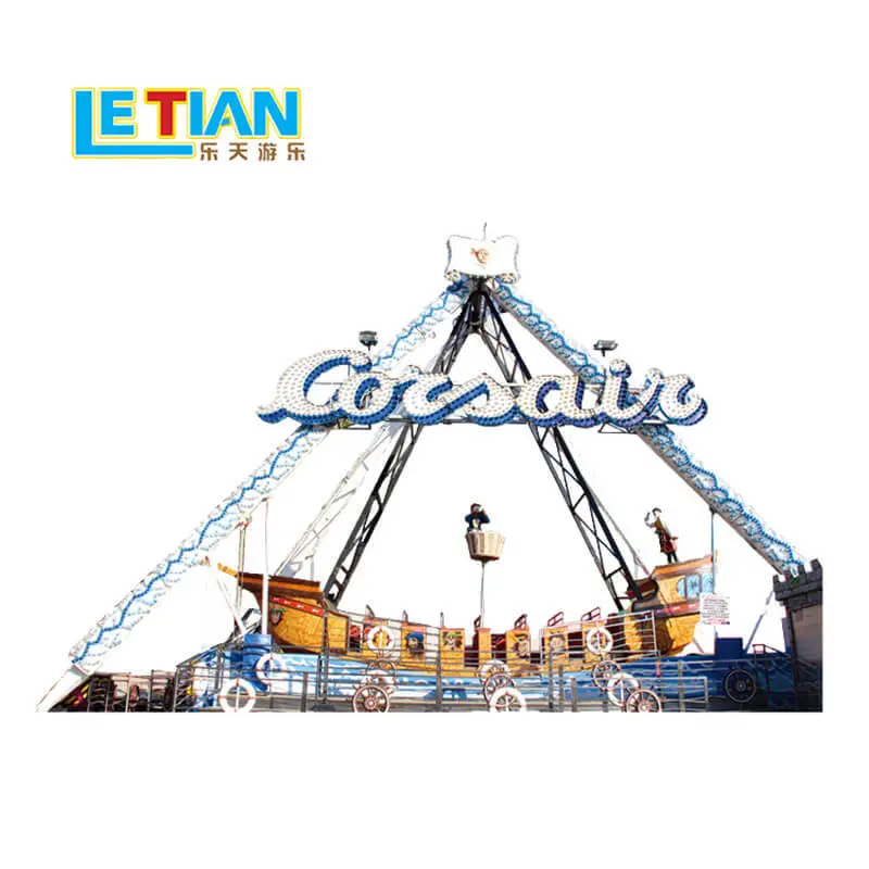 Outdoor kids 24/36 seats amusement park pirate ship ride LT-7056 1