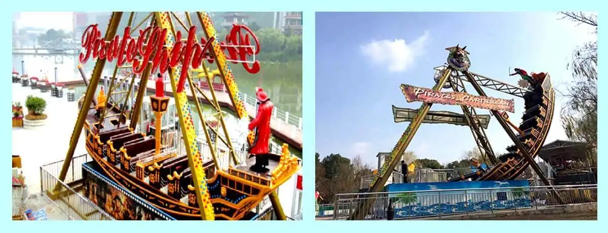 LETIAN amusing pirate ship park carnival 3