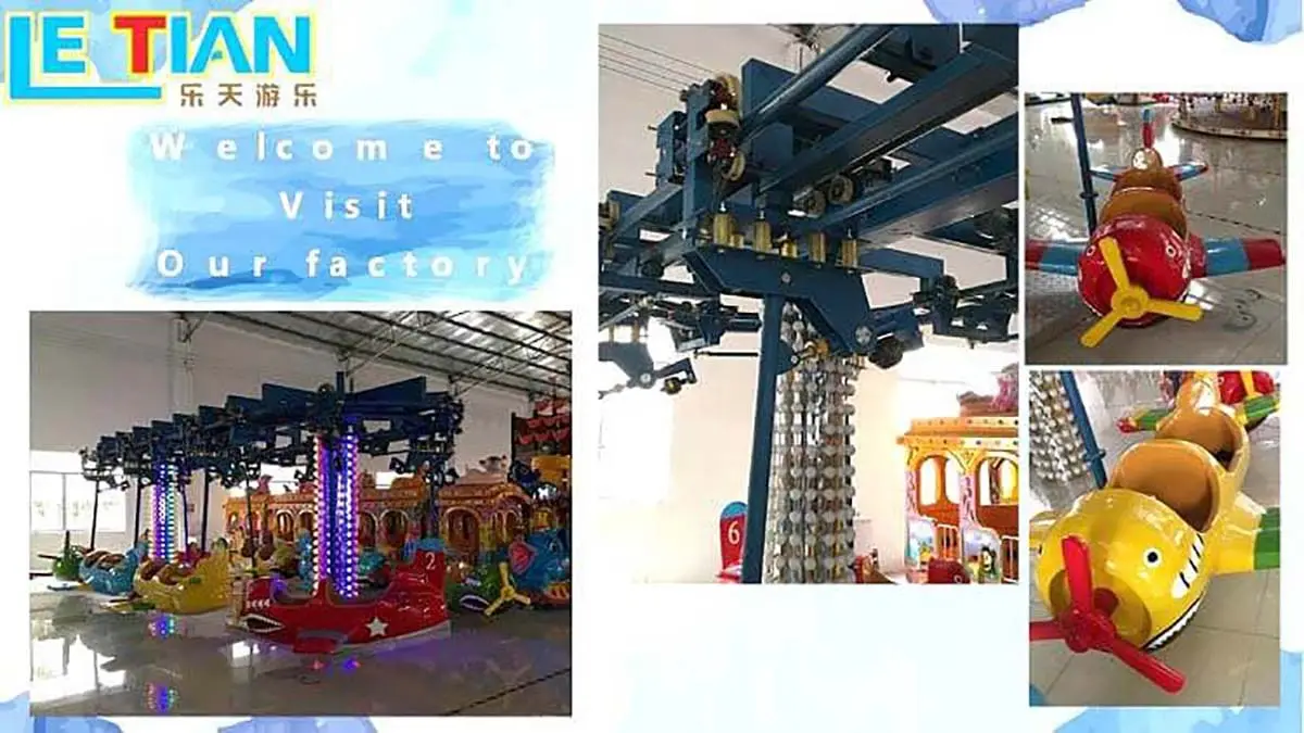 LETIAN sliding pirate ship park tourists mall 3