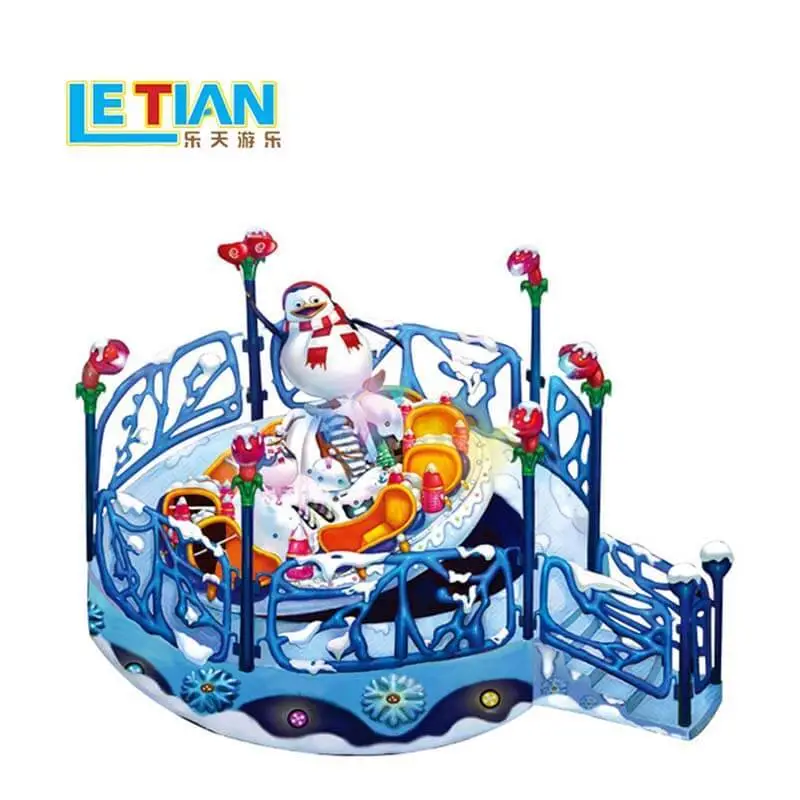 16 seats Snow and ice penguin rotating carnival rides LT-7065B 1
