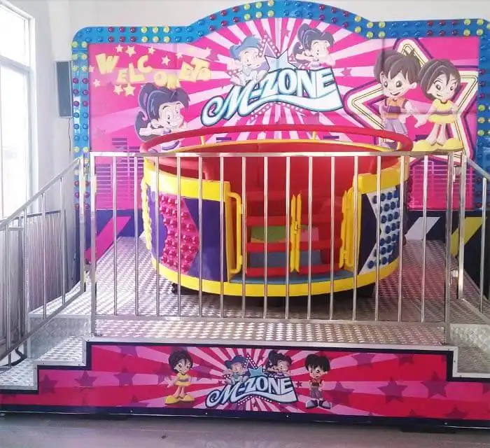 amusing spinning teacups funfair supplier entertainment 3