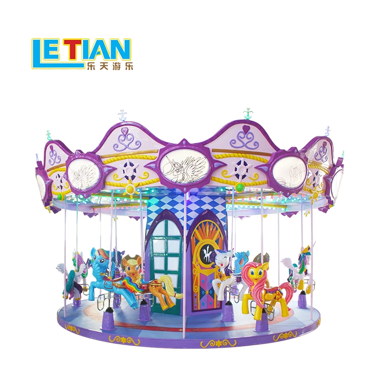 Kids Carousel Horse Rides carnival games merry go round LT-7032B 1