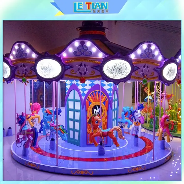 LETIAN Custom childrens carousel company theme park 2
