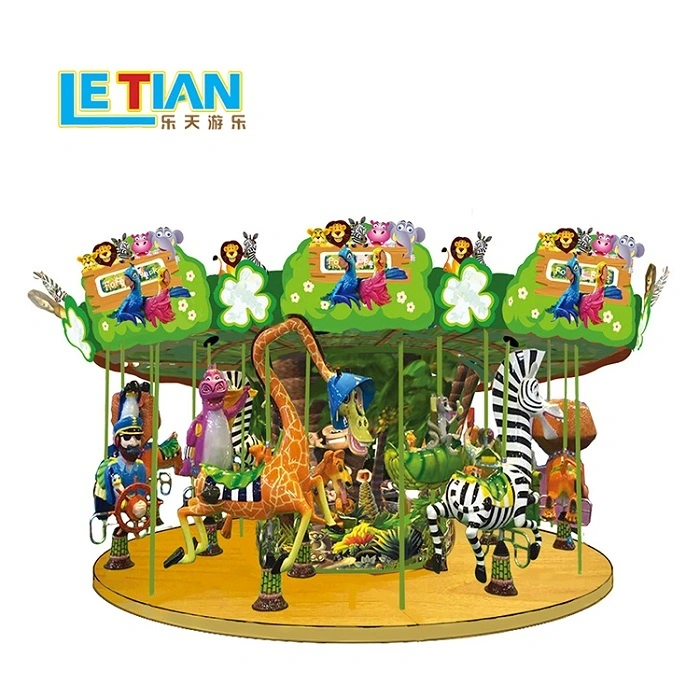 Дети Merry Go Round Amusement Park Carousel Horse Ride LT-7036B 1