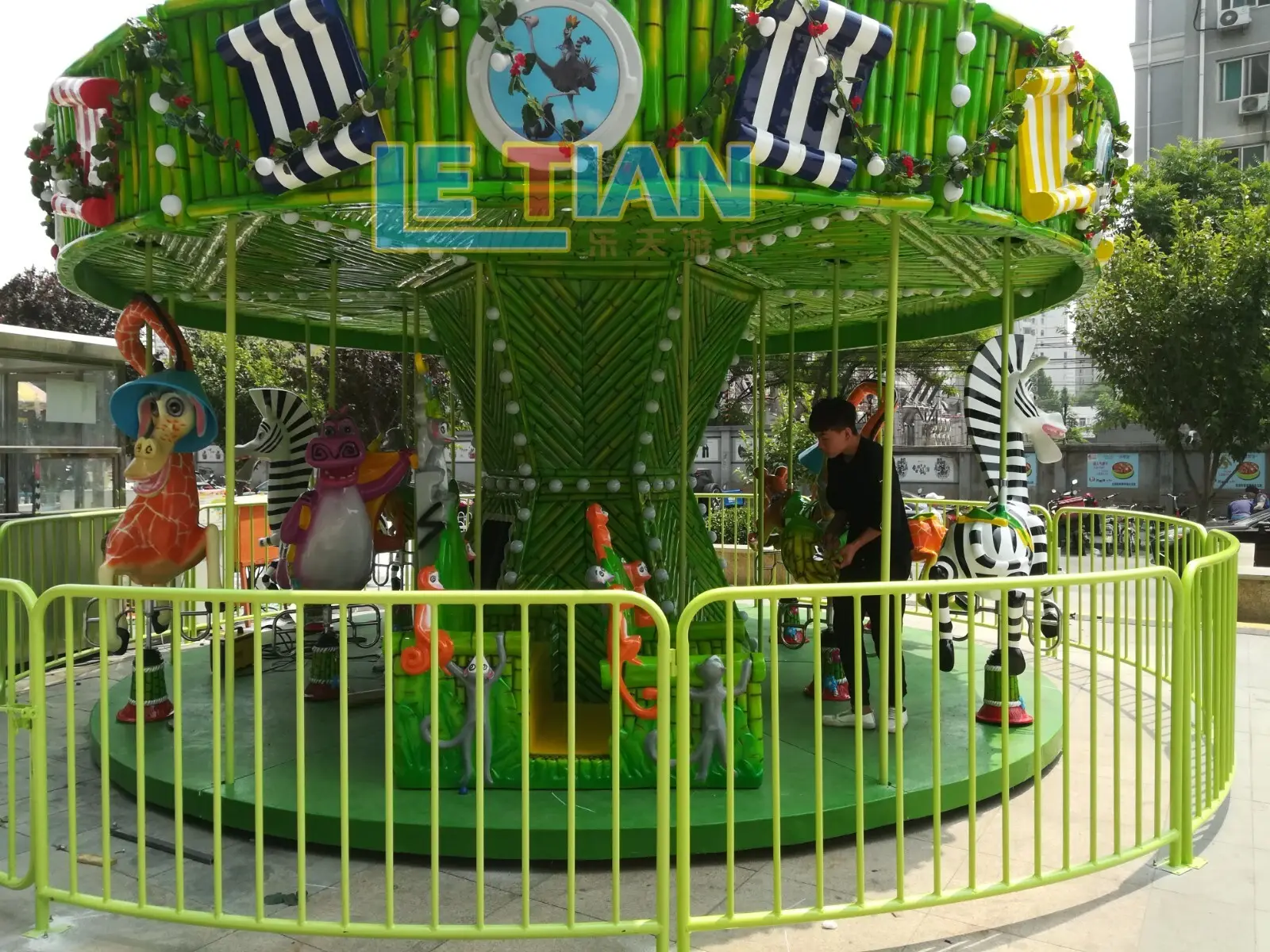 LETIAN Latest christmas carousel for sale design theme park 4