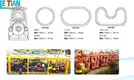 LETIAN orbit train for business park playground 3