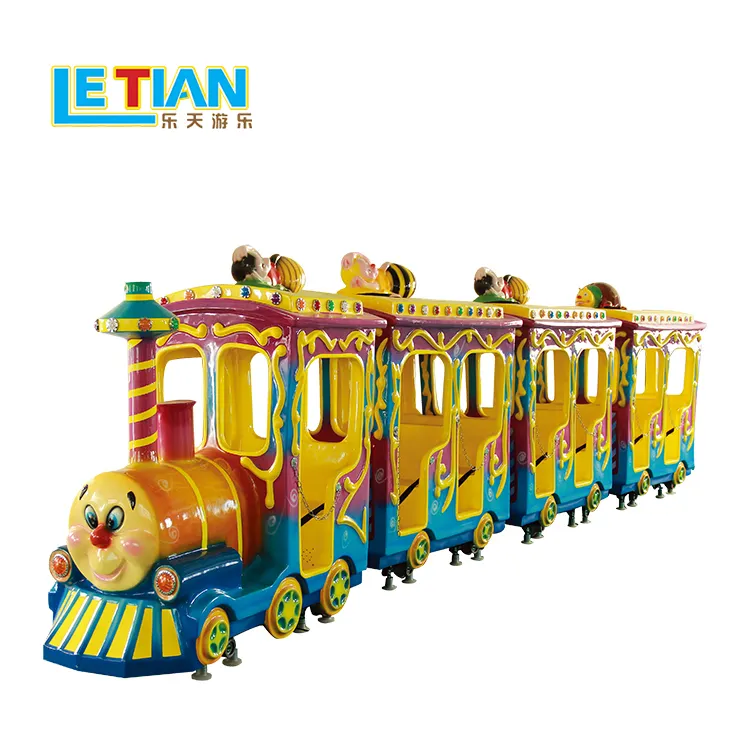 LETIAN Custom trackless train ride manufacturer mall 1