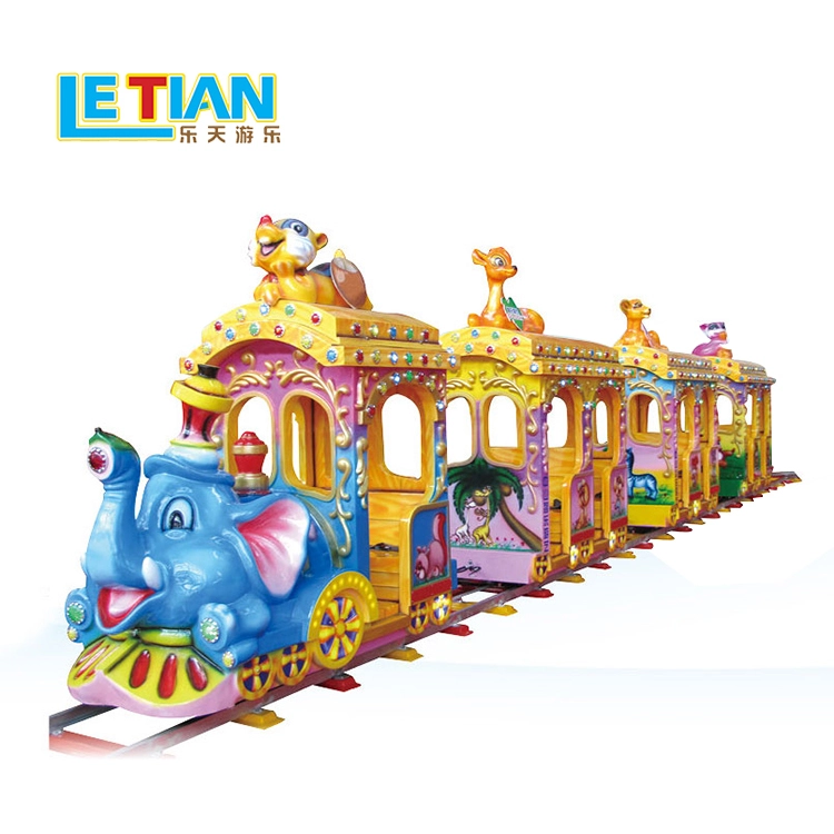 Kids new design elephant electric track train LT-7078B 1