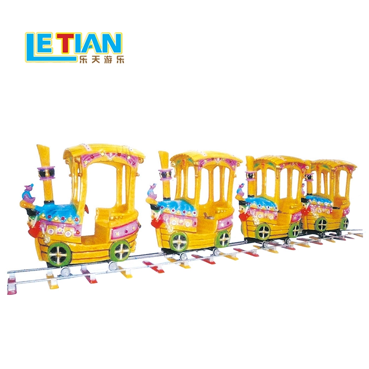 Kids Amusement Rides Happy صغير 8 مقاعد قطار كهربائي LT-7079A 1