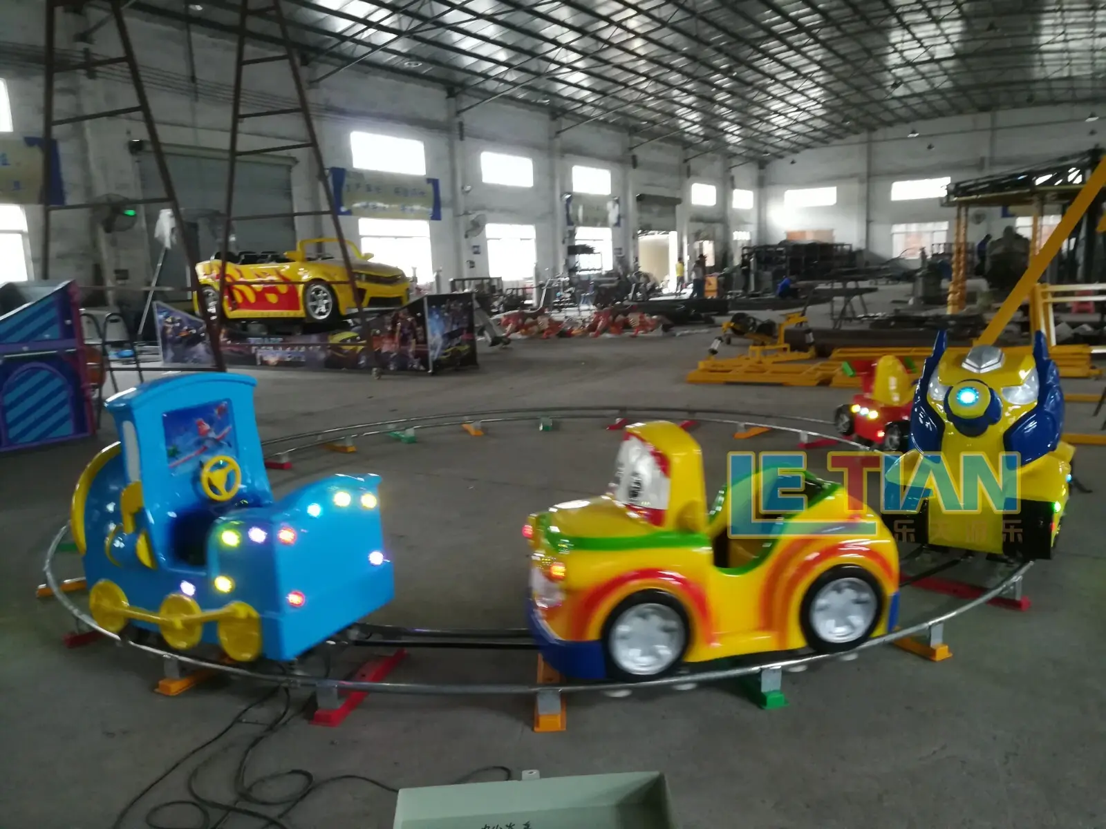 LETIAN Custom thomas the train theme park for business park playground 2