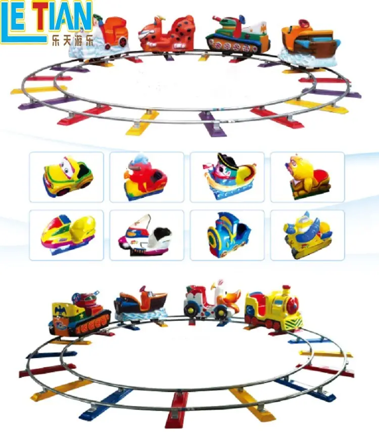 LETIAN worm amusement train for kids park playground 4